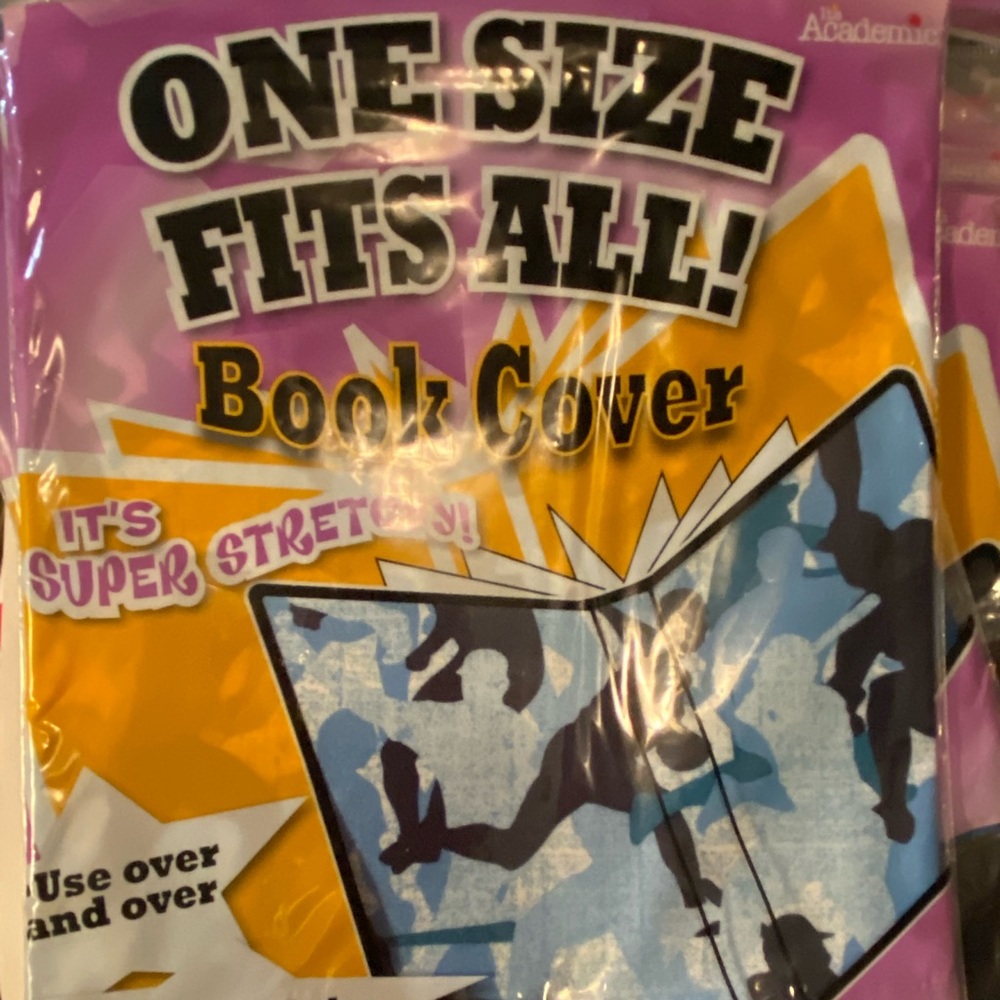 NWT It’s Academic One Size Fits All! Book Cover bb